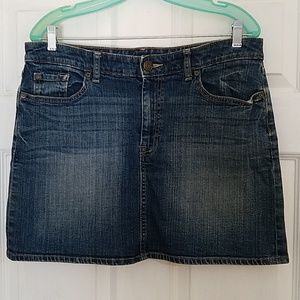 Gap jean skirt